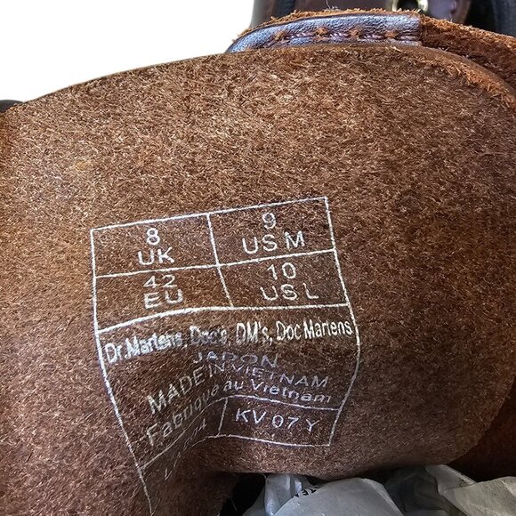 Dr. Martens Womens Jadon Classic Pull Up Boots, Leather, Dark Brown, Size 10 - Picture 5 of 8